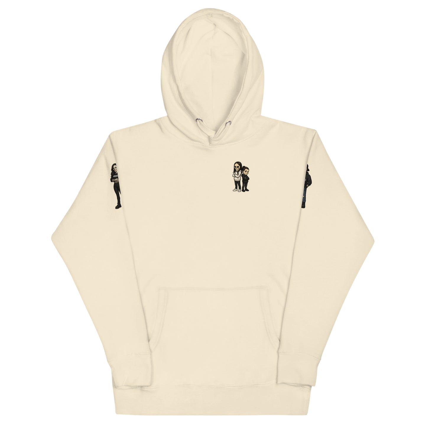 Bone Still Sacred unisex premium hoodie – front view streetwear apparel