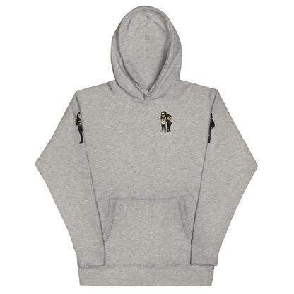 gray Still Sacred unisex premium hoodie – front view streetwear apparel