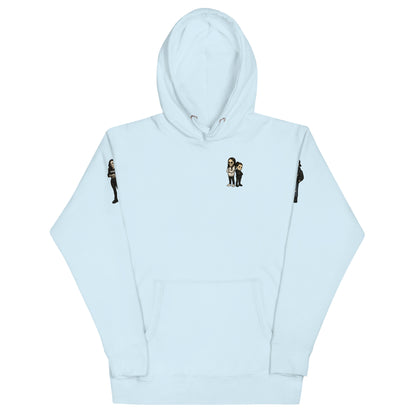 light blue Still Sacred unisex premium hoodie – front view streetwear apparel